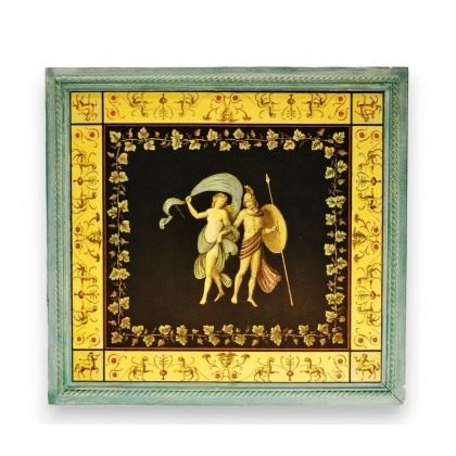 Coloured Neoclassical engraving "Dance" by Moinat SA – Antiques and decorative items – Engravings, lithographs
