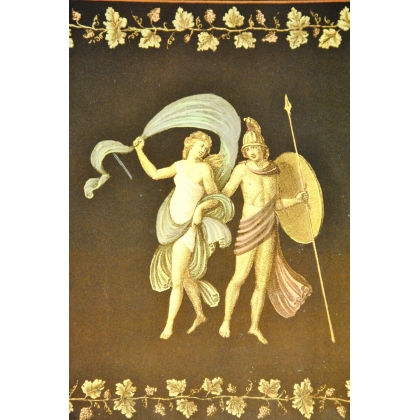 Coloured Neoclassical engraving "Dance" by Moinat SA – Antiques and decorative items – Engravings, lithographs