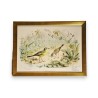 Gravure d'oiseaux "La Bergeronnette de  sur Moinat SA  - Antiquités décoration -  Gravures, Lithos
