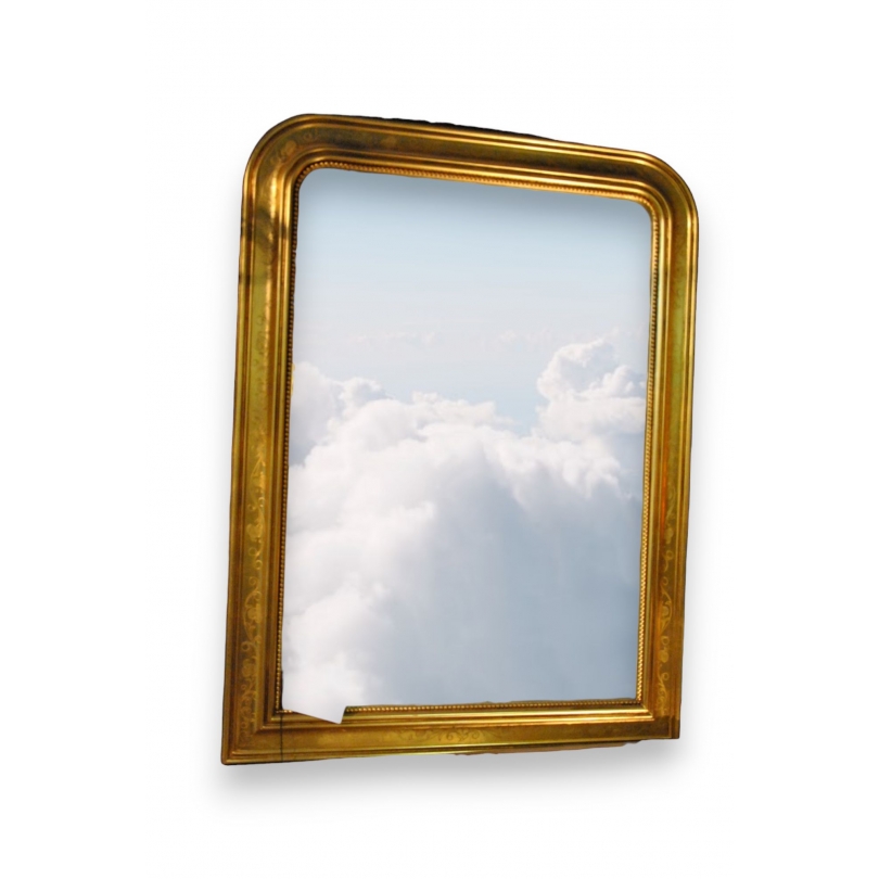  Miroir style Louis-Philippe en bois doré sur  Moinat SA  - Antiquités décoration