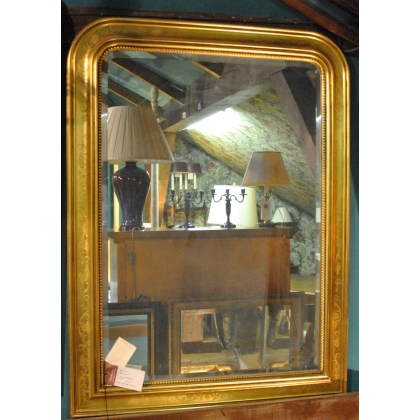  Miroir style Louis-Philippe en bois doré sur  Moinat SA  - Antiquités décoration
