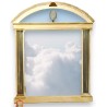  Miroir Néo-classique à colonnes en bois sur  Moinat SA  - Antiquités décoration