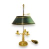  Lampe bouillotte à 3 branches en bronze sur  Moinat SA  - Antiquités décoration
