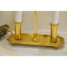 2-light bronze hot-water bottle lamp at Moinat SA – Antiques and home décor