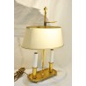 2-light bronze hot-water bottle lamp at Moinat SA – Antiques and home décor
