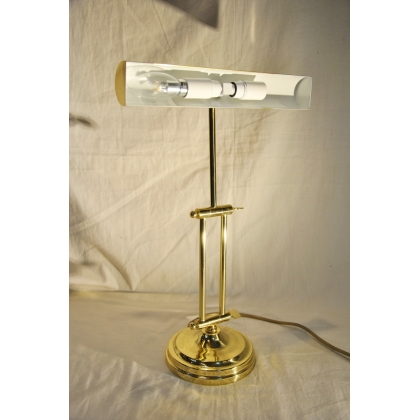 Extendable brass piano lamp at  Moinat SA  - Antiques and home décor