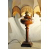  Paire de lampes en céramique brune 1900 sur  Moinat SA  - Antiquités décoration
