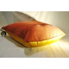 Directoire-style ‘Urne’ cushion in yellow silk at  Moinat SA  – Antiques and home décor