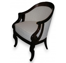 Fauteuil Gondole Empire.