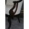 Empire-style gondola armchair. At  Moinat SA  - Antiques and home décor