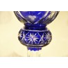  Vase "Raisins" en cristal cobalt sur  Moinat SA  - Antiquités décoration