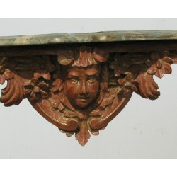 Italian console table, in carved wood. At  Moinat SA  - Antiques and home décor