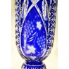  Vase "Raisins" en cristal cobalt sur  Moinat SA  - Antiquités décoration