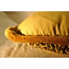 Rectangular "Tiger" cushion with a yellow background at Moinat SA – Antiques and home décor