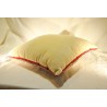 Red and green ‘hearts and fir trees’ cushion at Moinat SA – Antiques and home décor