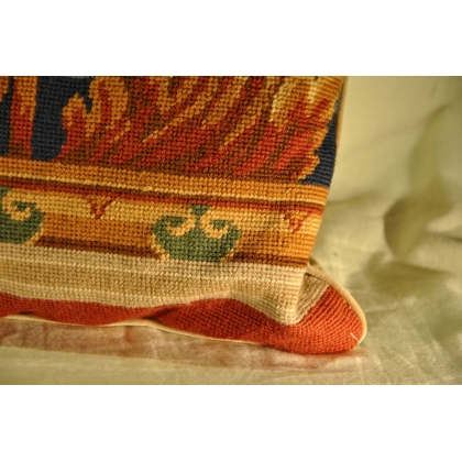 Handmade petit point cushion from  Moinat SA  - Antiques and home décor