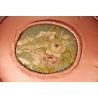 Antique petit point cushion, pink, by  Moinat SA  - Antiques and home décor