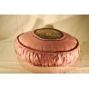 Antique petit point cushion, pink, by  Moinat SA  - Antiques and home décor