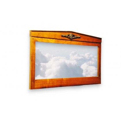  Miroir rectangulaire à fronton triangle sur  Moinat SA  - Antiquités décoration