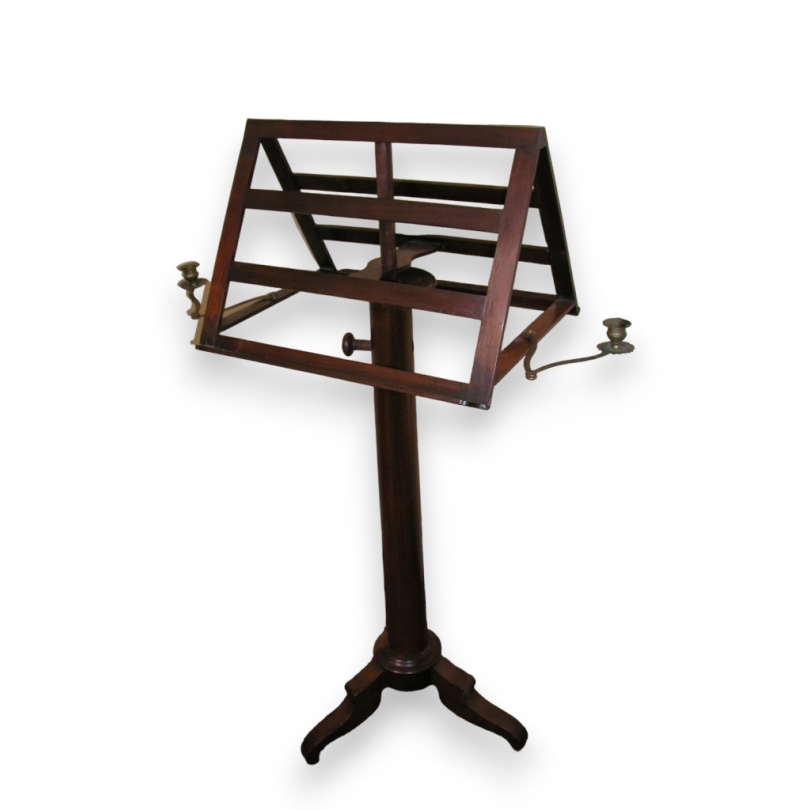 Restored double lectern. With two candlesticks. At  Moinat SA  – Antiques and home décor