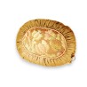 Small oval tapestry cushion by  Moinat SA  - Antiques and home décor