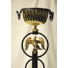  Lampe halogène "Aigle" en acier bruni sur  Moinat SA  - Antiquités décoration