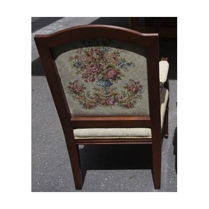 Louis XVI-style mahogany armchair by Moinat SA – Antiques and interior design