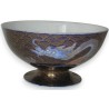 Blue-bottomed bowl with gold decoration, marked ‘Moinat SA’ – Antiques and home décor