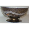 Blue-bottomed bowl with gold decoration, marked ‘Moinat SA’ – Antiques and home décor