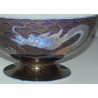 Blue-bottomed bowl with gold decoration, marked ‘Moinat SA’ – Antiques and home décor