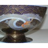 Blue-bottomed bowl with gold decoration, marked ‘Moinat SA’ – Antiques and home décor