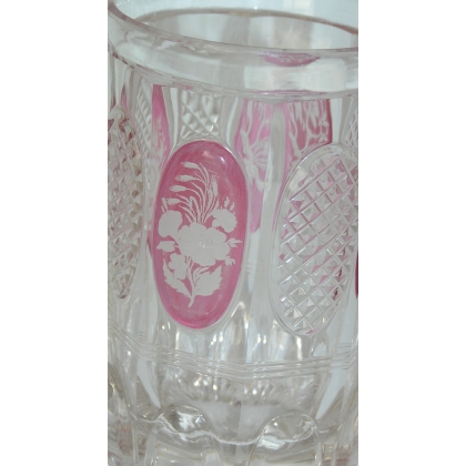  Verre bohême, en cristal taillé. Avec sur  Moinat SA  - Antiquités décoration
