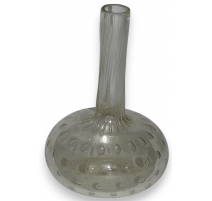 Pendule Louis XV laquée verte signé DUBOIS