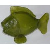 Green fish, made of blown glass. Signed ‘Moinat SA’ – Antiques and decorative items