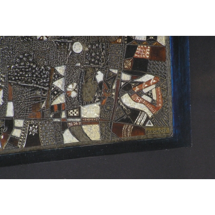  Tableau "La boîte de Pandor", de sur  Moinat SA  - Antiquités décoration