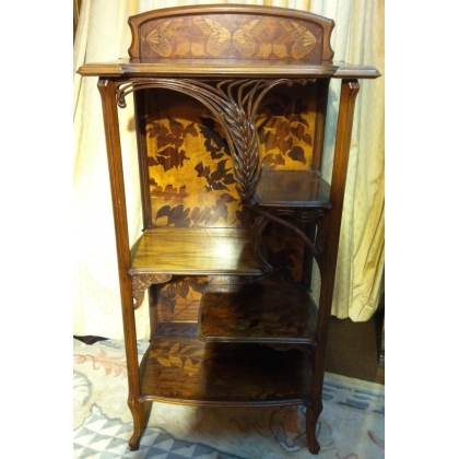 5-shelf unit, a replica by GALLÉ for Moinat SA – Antiques and home décor