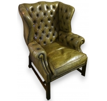 Fauteuil à oreilles "Chippendale" en