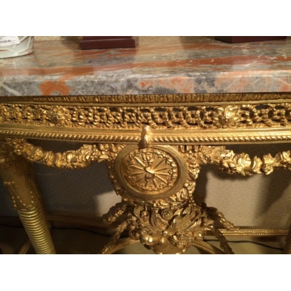 Louis XVI-style ‘Versailles’ console table by Moinat SA – Antiques and home décor
