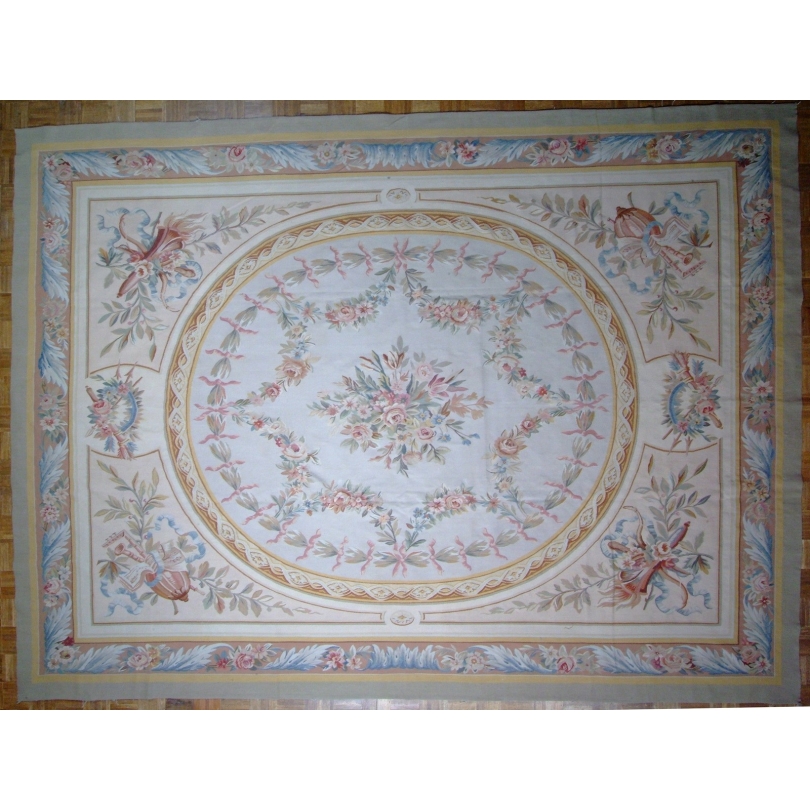 Tapis Aubusson style Louis XVI, dessin 75