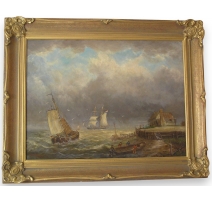 Pastel "Château de Chillon" signée Jean J. PFISTER