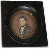  Miniature "Homme", datée 1824. sur  Moinat SA  - Antiquités décoration