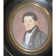 Miniature "Homme", datée 1824.