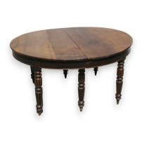 Oval dining table with 6 feets.