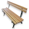 Banc \"Lorraine\" en fonte verte