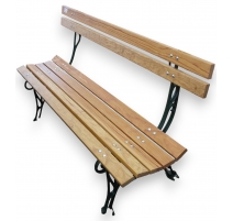 Banc "Lorraine" en fonte verte