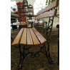Banc \"Lorraine\" en fonte verte