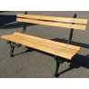 Banc \"Lorraine\" en fonte verte