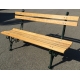 Banc "Lorraine" en fonte verte