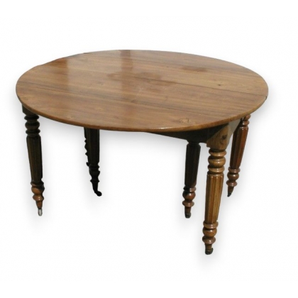 Louis-Philippe round dining table.