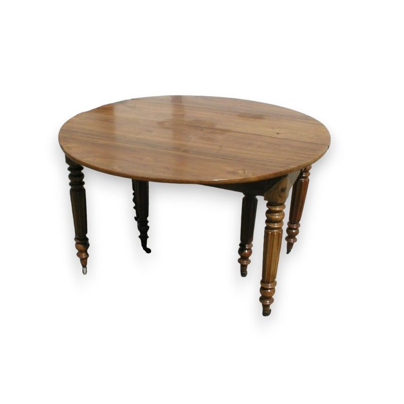 Louis-Philippe round dining table.